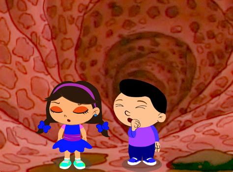 Eithan And Lucy Inside Quincys Large Intestine By Princeeithan28 On