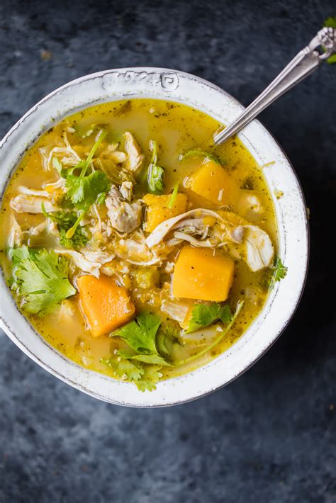 This chinese corn soup aka chinese egg drop soup is just like you get in chinese restaurants! Chicken Soup With Butternut Squash And Green Chiles recipe ...