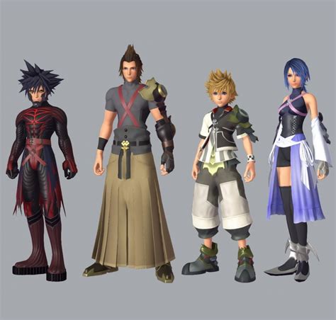 Kingdom Hearts Main Cast Heights Kingdom Hearts Characters Kingdom