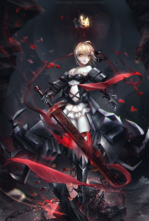 Saber Alter By Sangrde On Deviantart