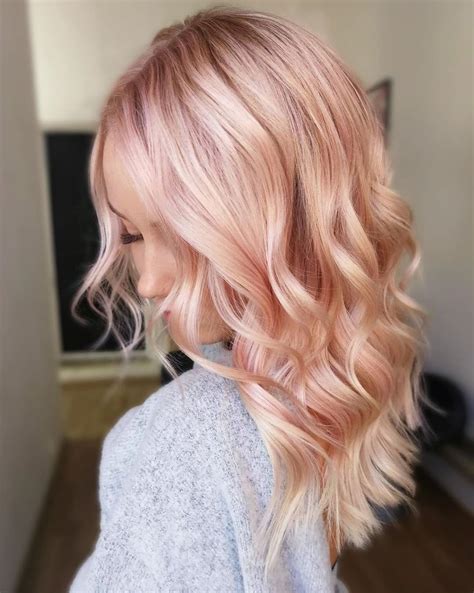 American Salon On Instagram Pretty Peach Hairbylindal In 2020 Hair
