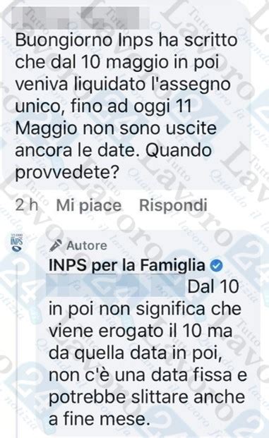 Assegno Unico Maggio 2023 INPS Rivede Il Calendario UFFICIALE