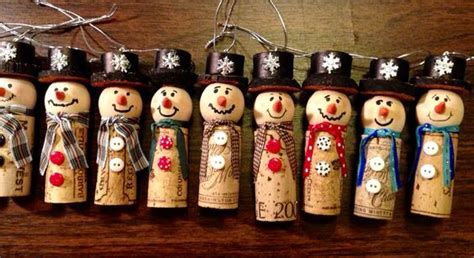 Wine Cork Christmas Crafts Diy Cuteness