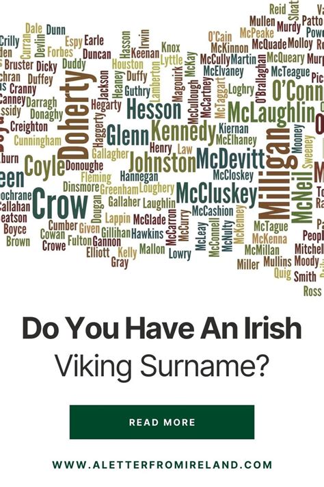 The Evolution Of Irish Surnames Where Your Irish Surname Fits A