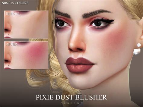 The Sims Resource Pixie Dust Blusher N06