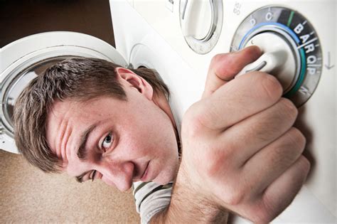 Man Gets Stuck In A Washing Machine Playing Naked Hide And Seek