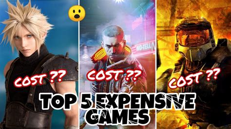 Top 5 Most Expensive Games Ever Made The Great Trn Youtube