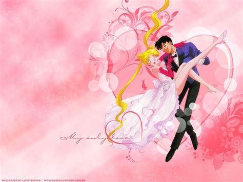 Sailor Moon And Tuxedo Mask Wallpapers Wallpaper Cave