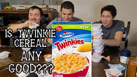 Trying Twinkie Cereal Comparing It To Normal Cereals Youtube