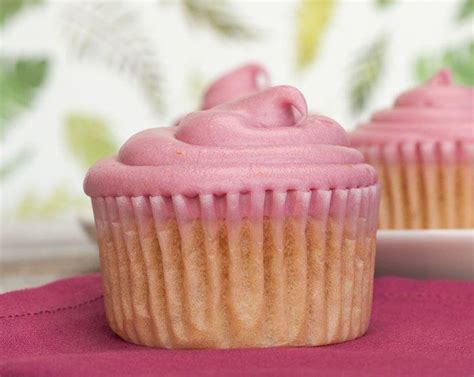 Pink Vanilla Cupcakes Recipe Sidechef