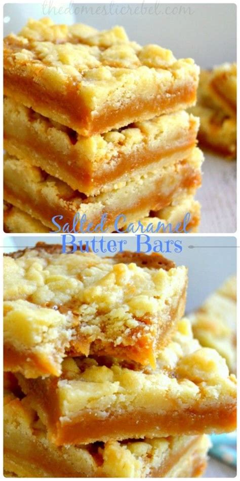 Well, then you are in the right section…. Salted Caramel Butter Bars - dessert recipes diabetics
