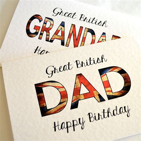Personalised Great British Birthday Card By Sew Very English