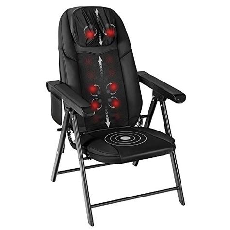 Comfier Portable Folding Massage Chair Shiatsu Neck And Back Massager With Heat Ebay