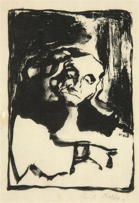 20th Century Expressionism Faust 1911 Emil Nolde Print Etsy