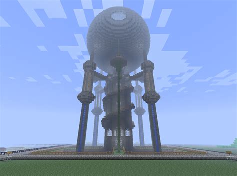 Sphere Tower Minecraft Cool Minecraft Cool Minecraft Creations