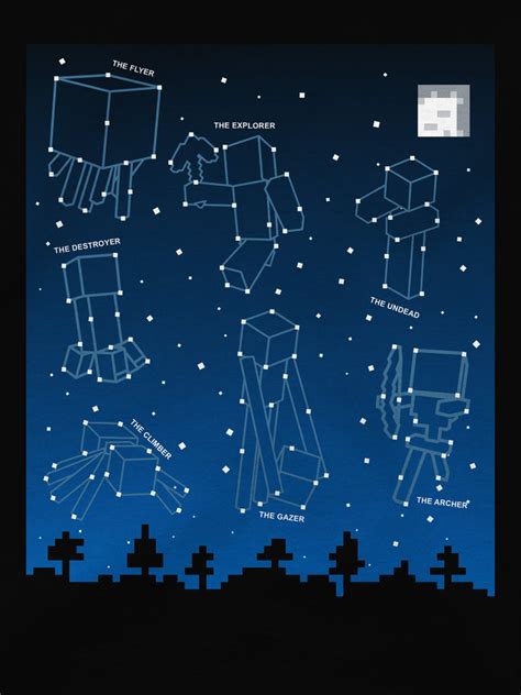 חולצה Minecraft Constellations מדיה גיים