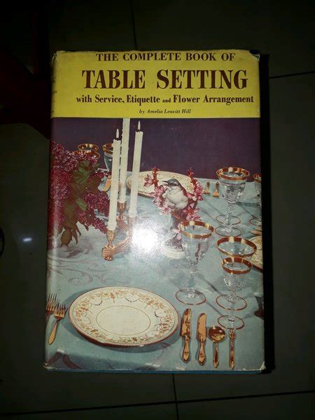 Jual The Complete Book Of Table Setting Di Lapak Buku Lagi Bukalapak
