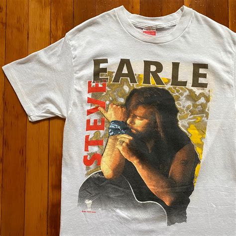 80s Steve Earle Copperhead Road Tour T Shirt Vintage Single Etsy