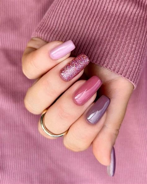 21 Stunning Mauve Nails With A Youthful And Feminine Vibe