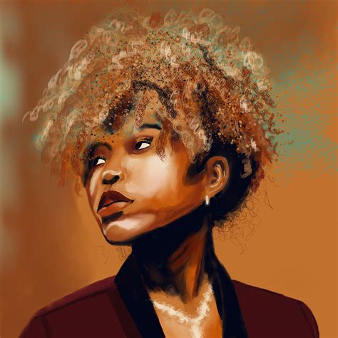 Black Is Beautiful Black Woman Art Canvas Strong Women Art Etsy