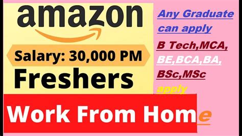 Amazon Recruitment Process For Freshers 2021work From Home Jobs No