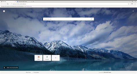 First Look Of Chromium Powered Microsoft Edge Browser Suggests Its