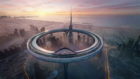 zn era proposes encircling burj khalifa with continuous metropolis