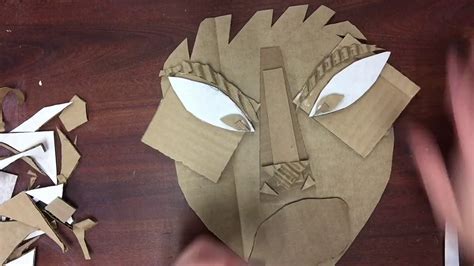 Cardboard Mask Youtube