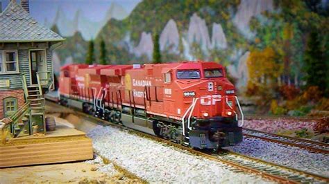 Model Trains In Ho Scale Locomotives Of Canadian Pacific Cp Rail Youtube