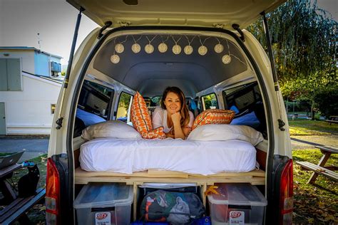 Cozy And Functional Sleeping Platform For Toyota Hiace Van