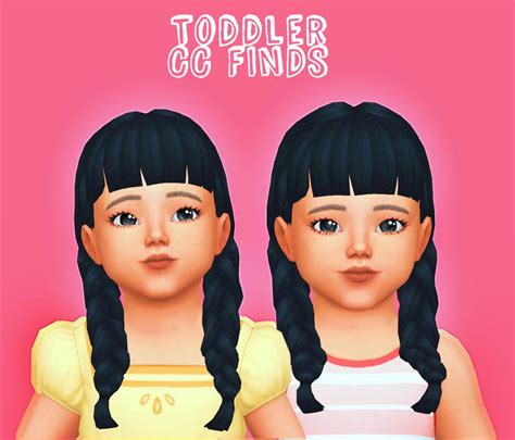 ♥fazuiisims♥ Toddler Hair Sims 4 Sims 4 Toddler Toddler Cc Sims 4