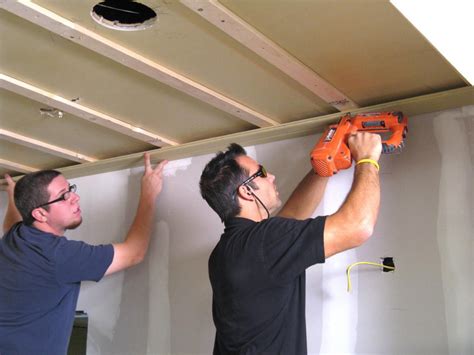 About to install beadboard in our bathroom ceilings & wondering if you used vinyl or wood? How to Install a Tongue-and-Groove Plank Ceiling | Plank ...