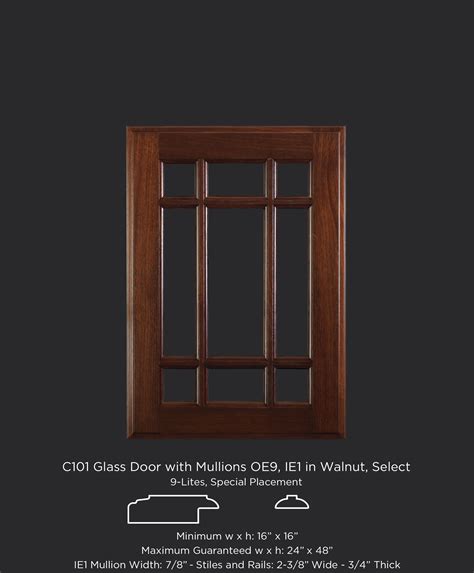 Mullion And Glass Cabinet Doors Taylorcraft Cabinet Door Company