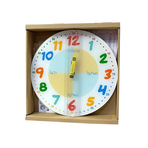 Acctim Wickford Kids Children Time Teaching Wall Clock