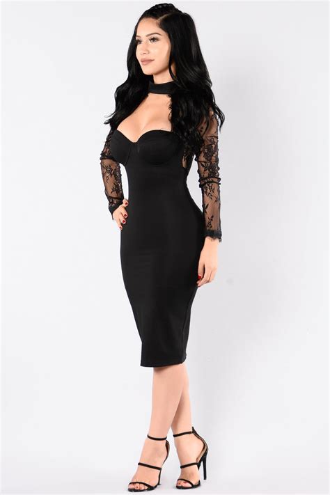 The Case Of Lace Dress Black Dresses Fashion Nova