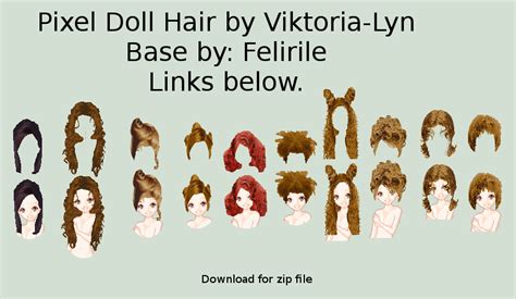 Pixel Hair Styles By Viktoria Lyn On Deviantart