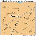 Wharton New Jersey Street Map 3480390