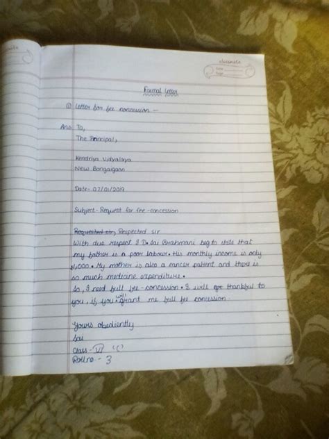 Leave letter format by parents to principal or concerned class teacher. Kannada Informal Letter Format Icse / Learnhive Cbse Grade 8 English Letter Writing Lessons ...