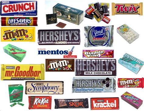 Pix For Candy Brands Names
