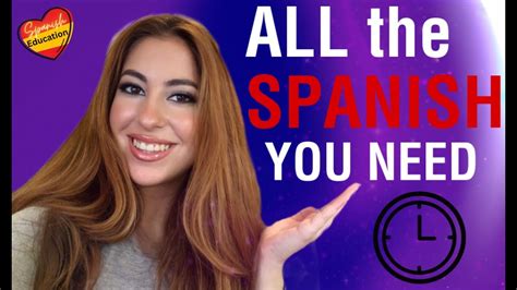 ⏰ Learn Spanish In 3 Hours Essential Basics For Beginners 🌟 Spanishbasics Youtube