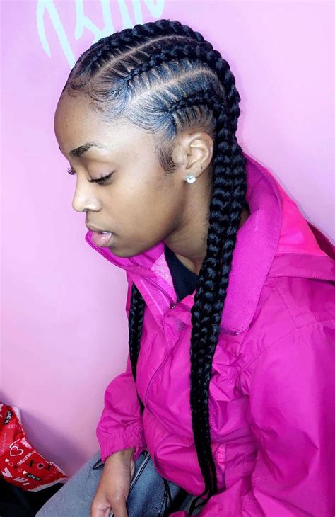 Follow Tropicm For More ️ Updosforboxbraids Cornrow Hairstyles