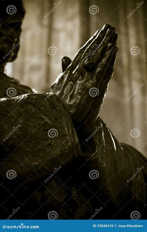 Praying Hands Statue Stock Photo Image Of Faith Belief 33846310