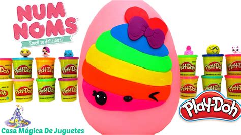 Huevo Sorpresa Gigante De Num Noms De Plastilina Play Doh En Español