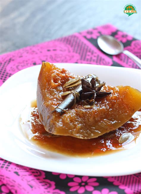 Dependiendo del tamaño que hagas la porción. Calabaza en tacha o dulce de calabaza. Receta | Cocina Muy ...
