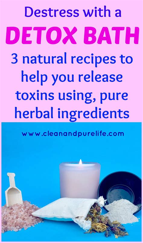 Release Toxins In A Detox Bath Using Pure Herbal Ingredients Detox