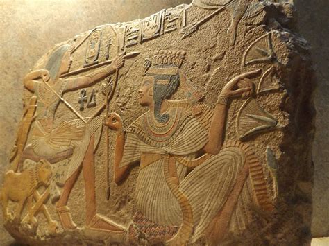 Egyptian Art Relief Sculpture Tutankhamun Tutankhamen And His Queen