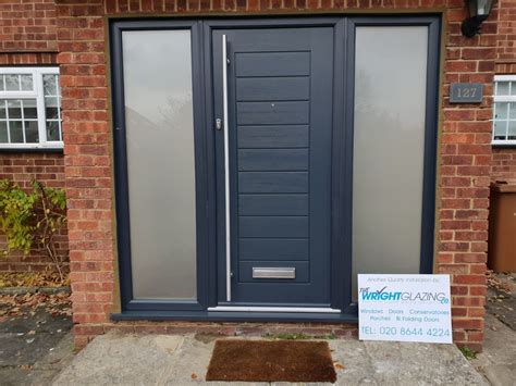 Palermo Italian Collection Solidor Front Door In Anthracite Grey With