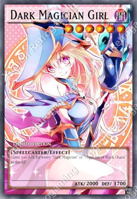 Yugioh Orica Sexy Dark Magician Girl 8 Customized Cards Etsy