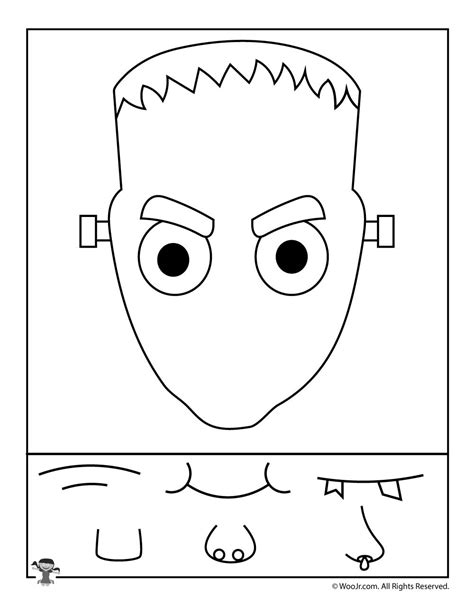 Free Printable Frankenstein Face This Project Was Created For Personal