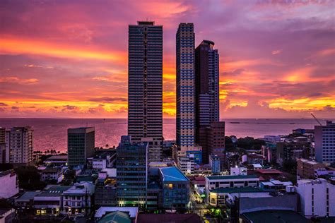 Free Images Sea Horizon Sunset Skyline Night Dawn Skyscraper